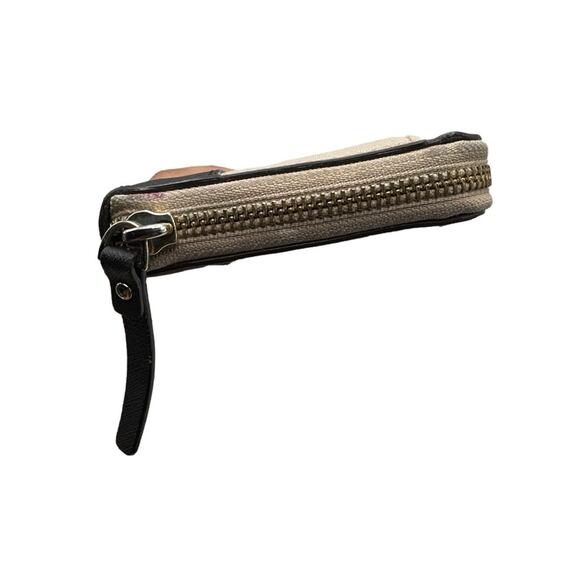 KATE SPADE New York Black and Taupe Zip Around Wallet - Picture 5 of 11